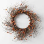Wild Bittersweet Berry and Twig Wispy Fall Front Door Wreath