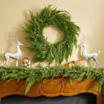 Forest Harmony - Lebanon Cedar and Juniper Berry Holiday Door Christmas Wreath - 24 inch