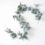 Faux Lamb's Ear Greenery Everyday Spring Summer Table Runner and Mantel Garland - Green