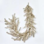 Silver and Gold Metallic Soft Touch Tinsel Christmas Garland Glitzy New Year's Holiday Party Decor