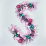 The Dream House Garland - Glittered Pine, Metallic Eucalyptus, Ornament Christmas Garland Holiday Mantle Table