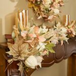 Detail view of berry and foliage detail from the Blushing Autumn - Mixed Cream Fall