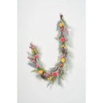 6ft Artificial Pine Cone & Pear Garland for Mantel