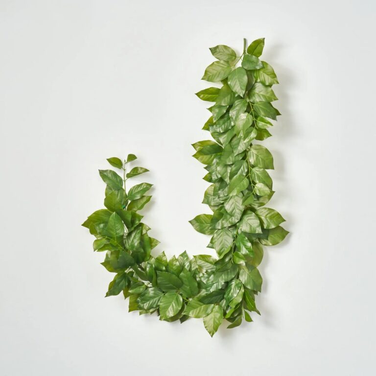 Real Touch Salal Leaf UV Treated Faux Everyday Spring Summer Greenery Garland Table Runner