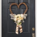 From The Bottom of My Heart - Beige Peony Day Heart Wreath - Beige