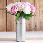 Alternate angle of the The Perfect Peony Real Touch 22 inch Stem showing leaves along