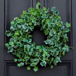 Green Variegated Real Touch English Ivy Everyday All Seasons Front Door Wreath