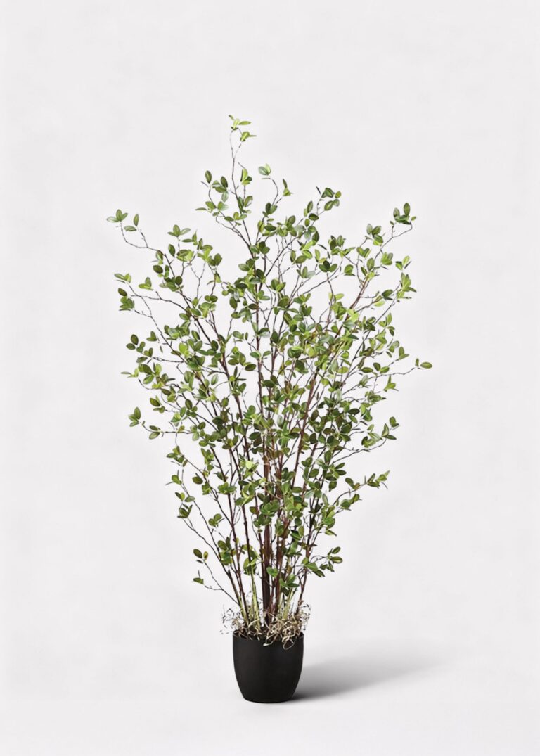 Faux Mini Leaf Tree Potted Plant - 60 inch