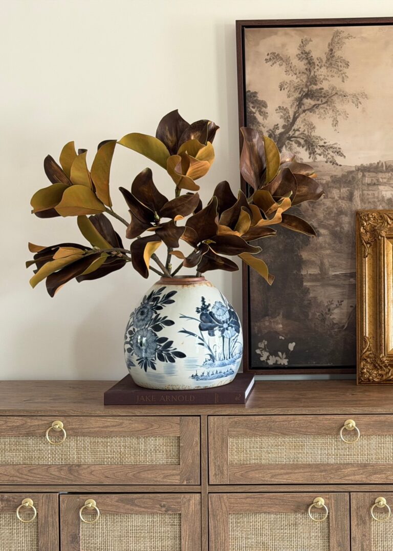 Large Magnolia and Vase Design Set