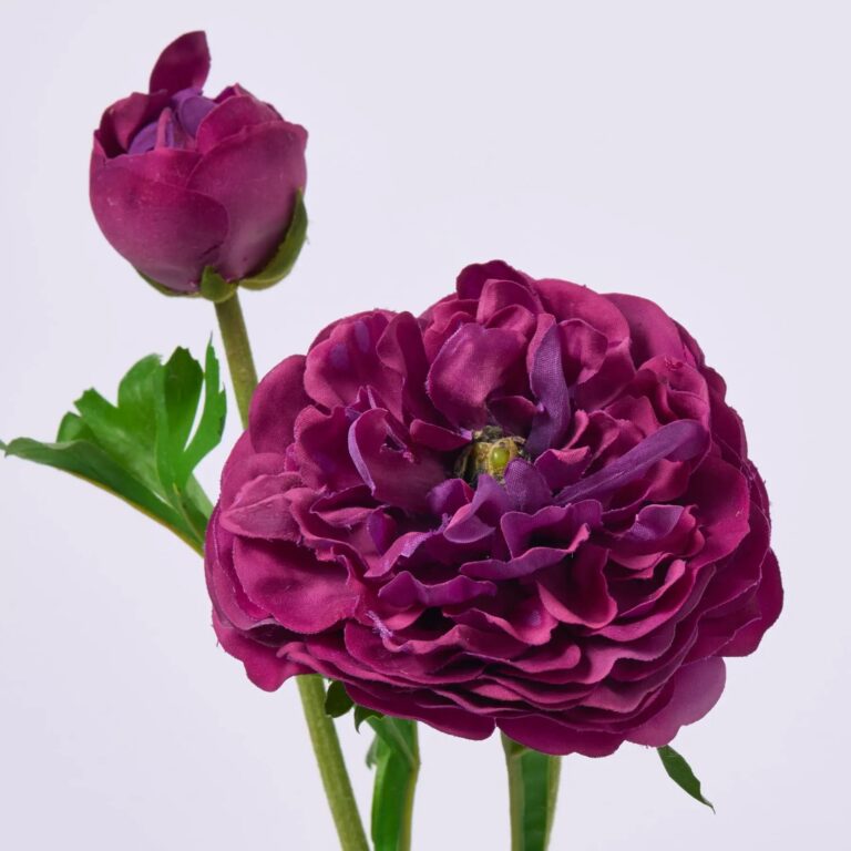 Close-up of bloom tips on this Real Touch Blooming Dark Beauty Faux Floral Stem