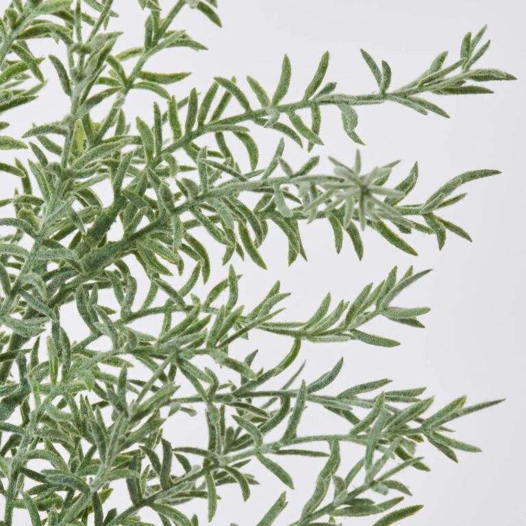 Close-up of bloom tips on this Real Touch Rosemary Bush Bouquet Everyday Greenery Spray