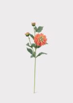 Close-up of bloom tips on this Real Touch Dahlia Fake Flower in Orange