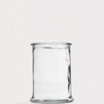 Clear Glass Veza Vase - 6.75 inch