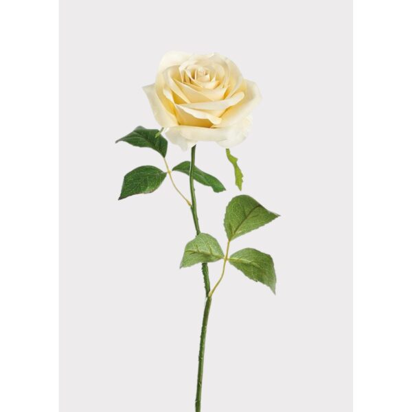 21.5" Real Touch Rose Stem - Yellow