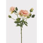 22.5" Faux Rose Stem - Pink