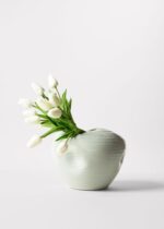 Detail view of full stem length from the Artificial Flowers Real Touch Tulip Flower Bundle