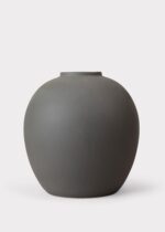 Close-up of vase silhouette detail on this Edie Stoneware Vase Edie Stoneware Vase