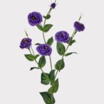 Tall Lisianthus Artificial Flower Spray in Purple - 36 inch