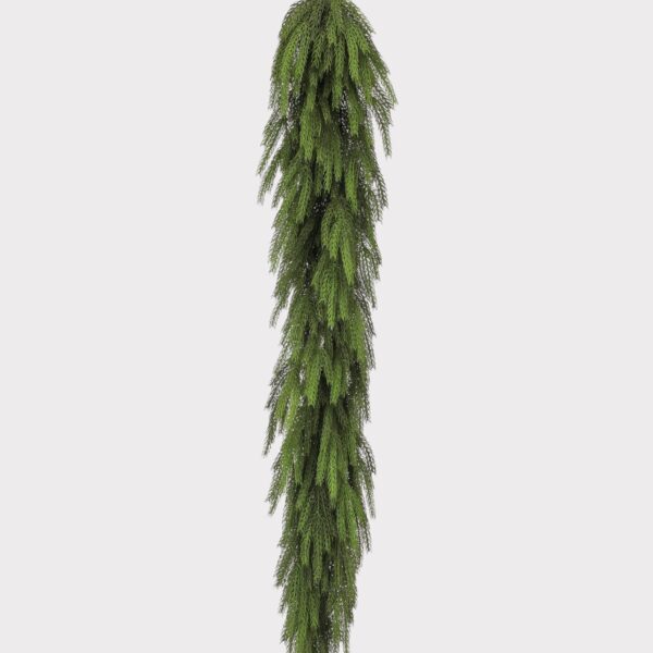Real Touch Norfolk Pine Deluxe Forest Garland - 72 inch