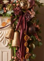 Close-up of craft detail close-up on this Frayed Edge Holiday Ribbon Edge Holiday Ribbon
