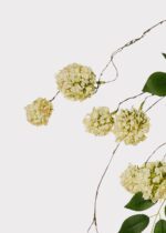 Close-up of bloom tips on this Green Mini Hydrangea Artificial Hanging Flower Branch