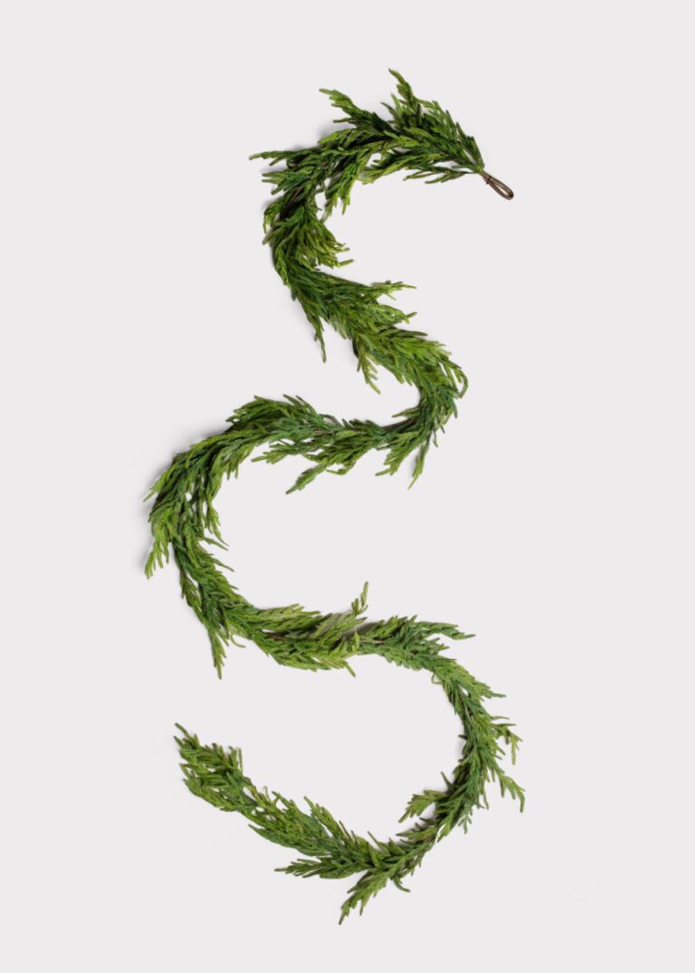 Afloral Real Touch Norfolk Pine Garland - 180 inch Long