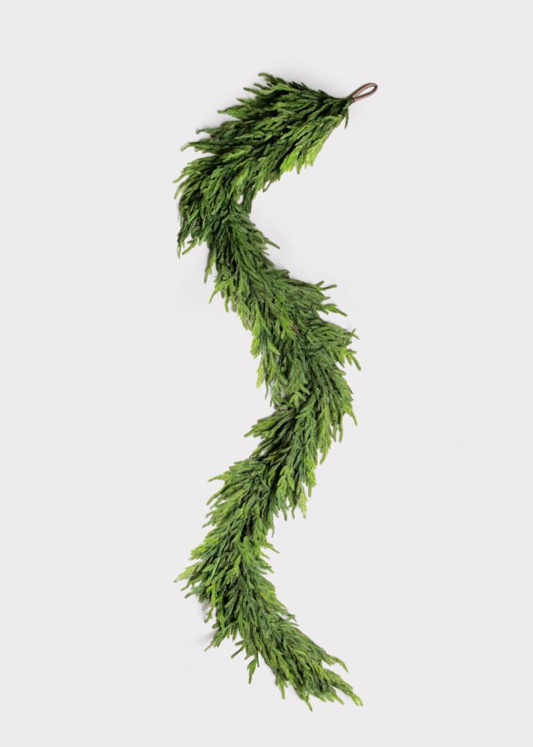 Real Touch Deluxe Norfolk Pine Garland - 96 inch
