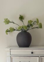 Detail view of full stem length from the Green Artificial Dill Wildflower Branch - 33