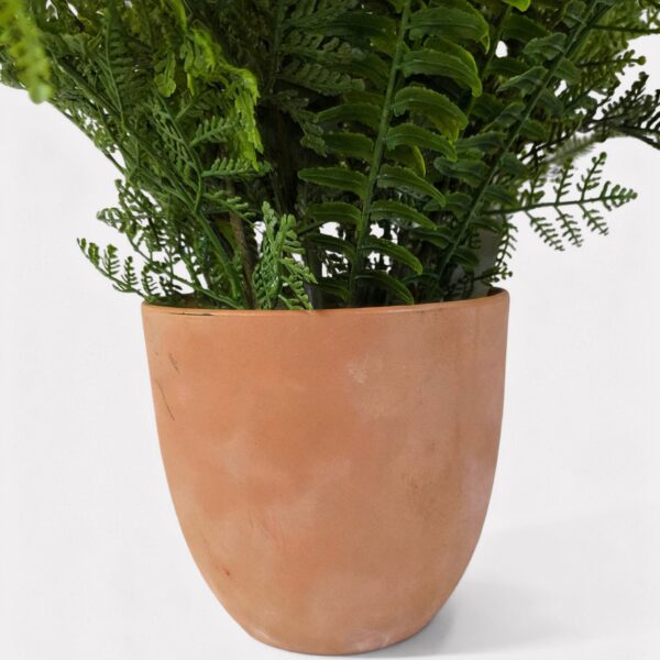 Close-up of leaf foliage texture on this UV Treated Real Touch Foliage Outdoor Potted Plant