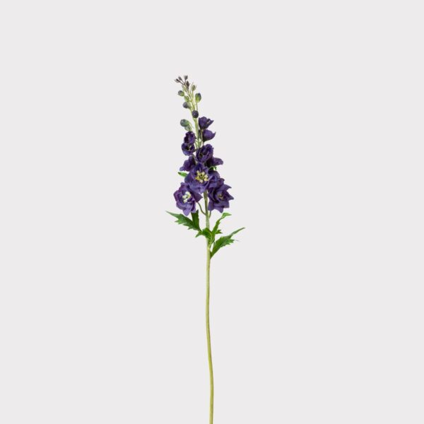 Close-up of bloom tips on this Purple Real Touch Delphinium Wildflower - 28 inch
