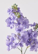 Detail view of full stem length from the Lavender Artificial Lilac Flower - 25 inch