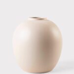 Afloral Large Vase in Matte Bailey Cream - 10.75 inch Tall