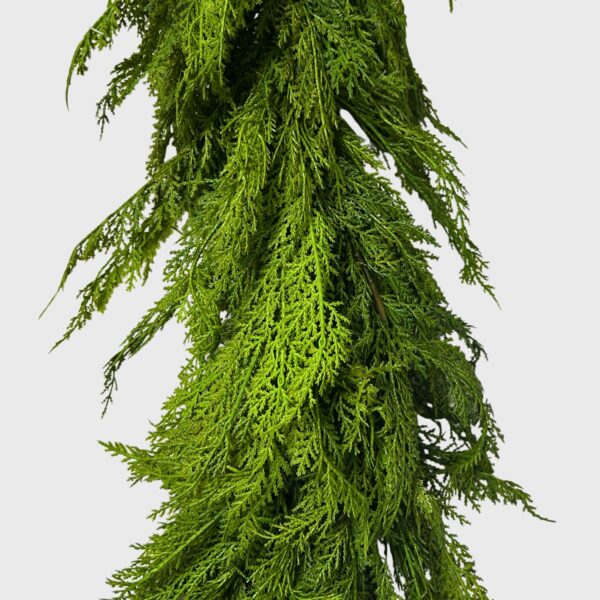 Afloral Real Touch Deluxe Lebanon Cedar Garland - 96 inch
