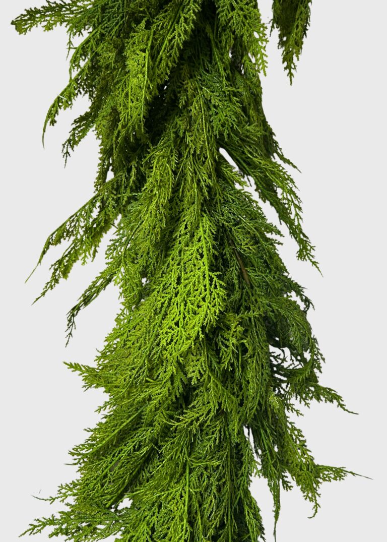 Real Touch Deluxe Lebanon Cedar Garland - 96 inch