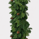 Deluxe UV Real Touch Hemlock Garland 96 inch