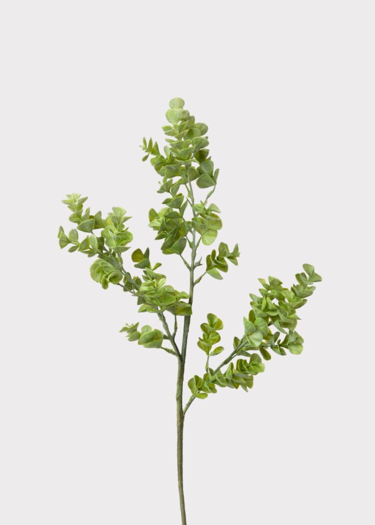 Artificial Real Touch Eucalyptus Leaf Branch - 27 inch, artificial plant