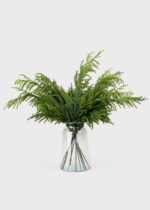 Side view of the Real Touch Norfolk Pine Branch - 36 revealing frond and