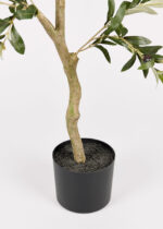 Alternate angle of the Artificial Potted Olive Tree Plant - 47.25 inch showing full plant