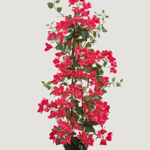 Pink Artificial Potted Bougainvillea Trellis Arrangement - 52 inch