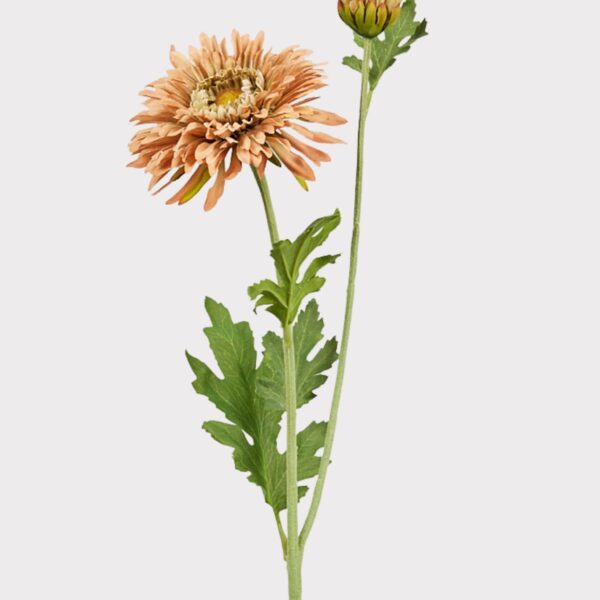 Terracotta Artificial Mum Wildflower - 28.25 inch