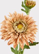 Close-up of craft detail close-up on this Terracotta Artificial Mum Wildflower - 28.25 inch