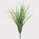 Tall Green Artificial Grass Plant Bush - 35 inch