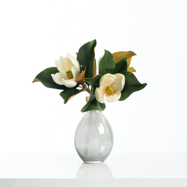 Close-up of bloom tips on this Real Touch Small Magnolia Bloom inch Single Stem
