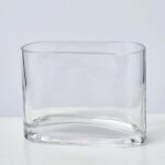 Small Narrow Pocket Glass Home Decor Flower Vase
