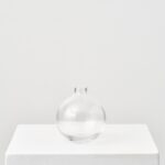 Small Round Belly Clear Glass Floral Bu Bud Vase Home Decor