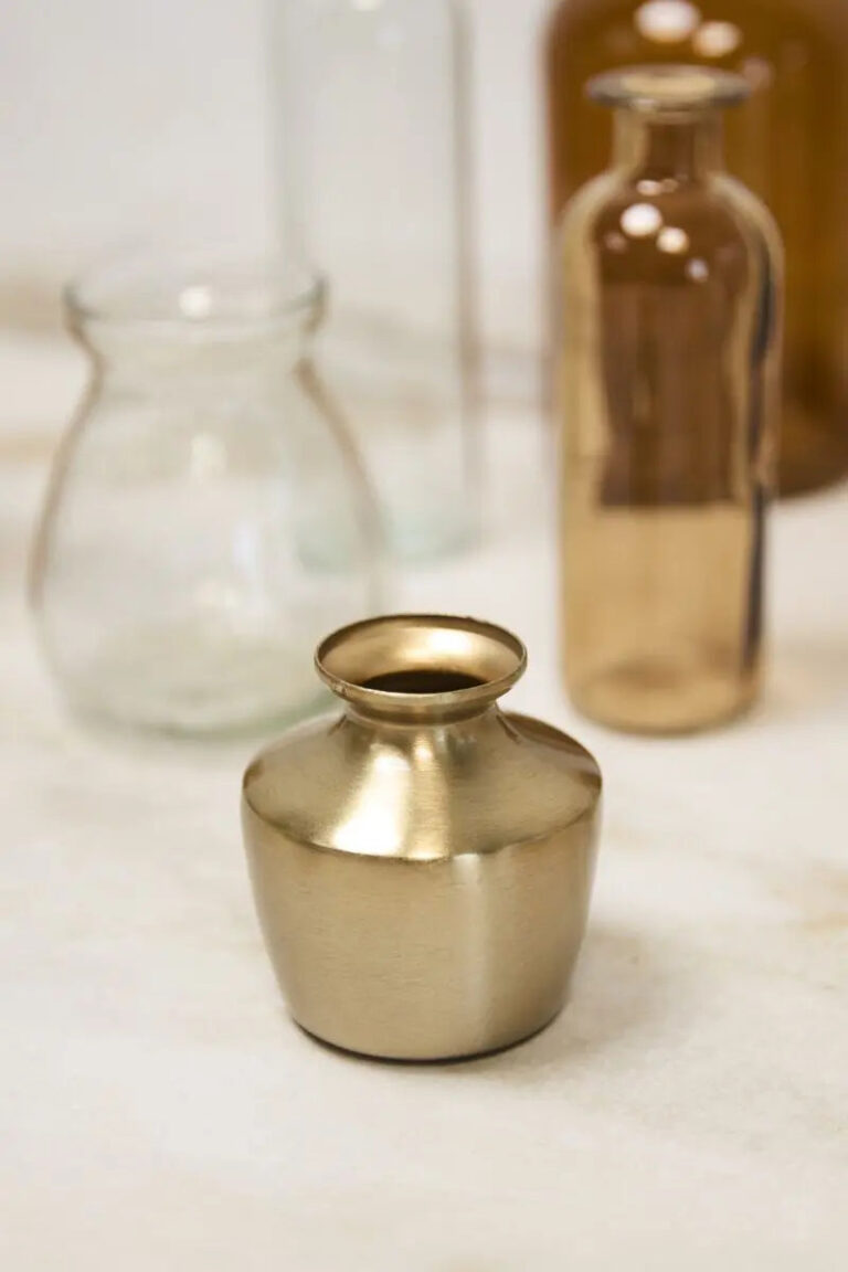 Mini Gold Harrison Urn Style Budvase Home Decor - Bronze Gold