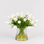 Faux Tulip Arrangement - 12 inch