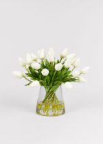 Faux Tulip Arrangement - 12 inch