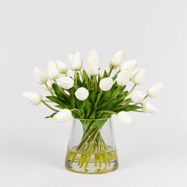 Faux Tulip Arrangement - 12 inch