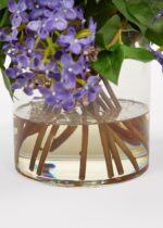 The Purple Faux Lilac Arrangement - 18 inch shown in full, highlighting bloom cluster detail